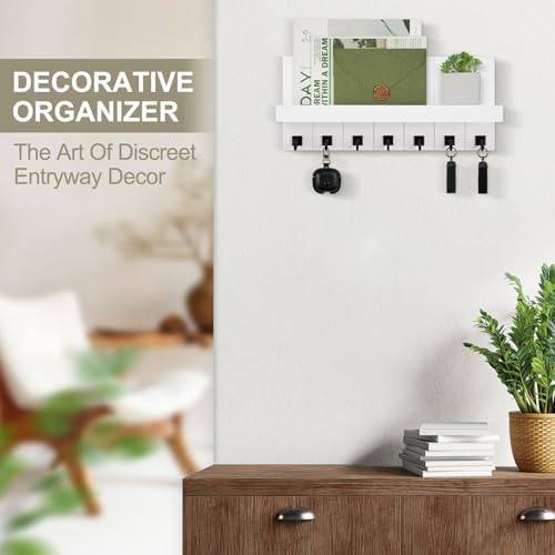 Key Holder for Wall, Decorative Key Holder with Shelf - Image 5