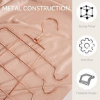 ZEDODIER 3 Pack Tank Top Hanger, Bra Organizer for Closet, Space Saving | 48 Hooks Total, Sturdy Metal, 360° Rotating, Foldable Design, Hanging Closet Organizers and Storage for Apartments and Dorms - Image 7