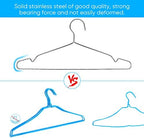 Fayleeko Wire Coat Hangers 40 Pack Strong Heavy Duty Stainless Steel Metal Ultra Thin Space Saving Clothes Hangers 16.5 Inch - Image 4