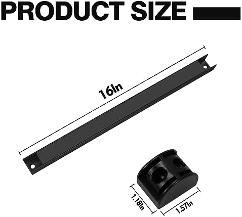 5 Pack Magnetic Tool Holder, Magnetic Strips Tool Magnet Bar PVC Coated for Garage Tool Organizer 16 In - Image 2