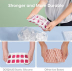 DOQAUS Ice Cube Tray with Lid and Bin,4 Pack Ice Cube Trays for Freezer - Image 6
