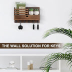Key Holder Wall Mount, Mail Holder with Storage Drawer - Image 6