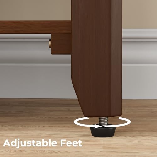 Homleke 47.2" Wide Solid Wood Shoe Rack Bench with Flip-Top Storage - Image 7