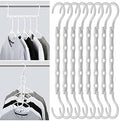 Mr. Pen- Space Saving Hangers, 8 pcs, 360° Rotating Hooks | Magic Cascading Hanger Organizer with 5 Enclosed Slots, Closet Organizers and Storage for Clothes by MrPen