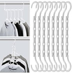 Mr. Pen- Space Saving Hangers, 8 pcs, 360° Rotating Hooks | Magic Cascading Hanger Organizer with 5 Enclosed Slots, Closet Organizers and Storage for Clothes by MrPen