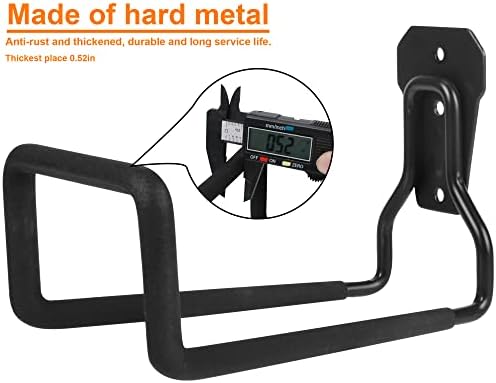 Metal Garden Hose Holder Wall Mounted Water Hose Holder for Outside Yard - Image 3