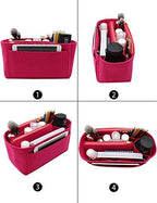 LEXSION Felt Purse Organizer Insert, Tote Bag Shaper Dividers with 5 Sizes - Image 4