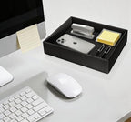 SITHON Valet Tray Desk Organizer PU Leather Catchall - Image 4