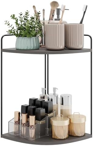 Bathroom Counter Organizer, Vanity & Makeup Countertop Organizer by ForestAngle