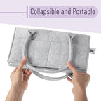 Mr. Pen- Baby Diaper Caddy Organizer, 2 Pack, Gray - Image 6