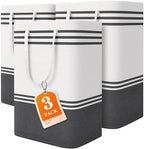 TranquilRelax 3-Pack Laundry Basket, Laundry Hamper, Grey-75L by Unknown