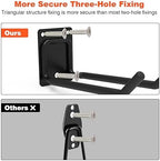 6 Pack 7.8 Inch Heavy Duty Garage Hooks, Ladders Storage Wall Mount Hanger - Image 5