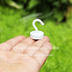 Neosmuk Magnetic Hooks Steel Tube Design for Cruise,40lb+ White,10 Pack - Image 2