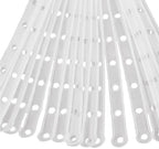 30 Pack Hanger Display Strip Extender Room-Saving 18'' 13 Holes Coordinate Stand Connector Hanger Holder Organizer for Clothes Outfits Closet Retail Stores Suits Coats Pant by Unknown