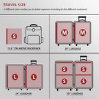 Travel Vacuum Bags for Clothing with Cordless Pump 8 Small, Clear | Compression Packing Cubes Organizer Storage for Luggage Suitcase, Space Saver Seal Bags for Vacation Cruise - Image 3