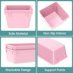 25 PCS Plastic Drawer Organizer Set, Makeup Organizers and Storage Bins - Image 3