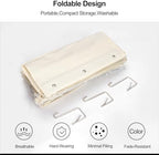 Lirex Over The Door Purse Organizer & Purse Shelf for Closet – Handbag Storage Organizer with Purse Hanger. Perfect for Scarves, Hats, and Leggings. L (15.7'' x 5.7'' x 68''), Cream White - Image 6