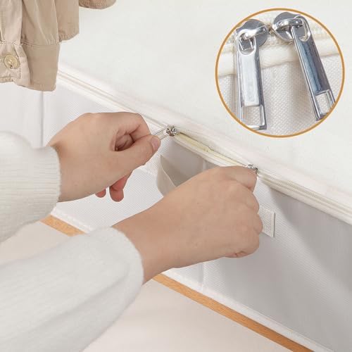 Underbed Storage Organizers,Beige,3 Pack,31.5x15.7x5.9 Inch - Image 4