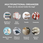 SmartCube Underbed Storage Bag 3 Large Under-the-Bed Storage Bins with Reinforced Handles Foldable Under-Bed Storage Bags and Containers by NestNeatly | Large Containers with Reinforced Handles, Foldable Underbed Storage Organizer for Clothing, Blanket... - Image 6
