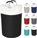 BlissTotes 75L Laundry Basket, Freestanding Collapsible Hamper, Black by BlissTotes