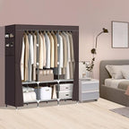 LOKEME Wardrobe Closet,Steel Pipe Diameter 19mm,Portable Closet for Bedroom - Image 2