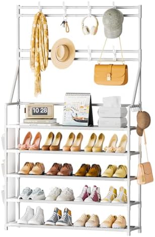OYREL Shoe Rack 5 Tier Shoe Racks Organizer 20-25 Pairs for Closet by OYREL