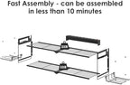 CCCEI Large Garage Tools Storage with Charging Station. Power Tool Battery Organizer Utility Shelf with Power Strip. 4 Drills Holder Wall Mount Rack. - Image 5