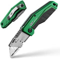 SK Folding Utility Knife with SK2M TAC Blade, Liner Lock, Aluminum Handle by SKHandTools