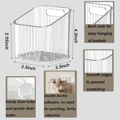 4 Pack Clear Stackable Organizer Bins, Storage Bin, Pantry & Desk Organizer - Image 2