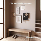 Key Holder Wall Mount and Mail Organizer - Hide Your Mail with a Modern and Minimal Look (Black) - Image 6