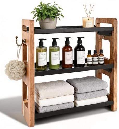 Bathroom Counter Organizer, Bathroom Counter Shelf, Vanity Organizer by Unknown