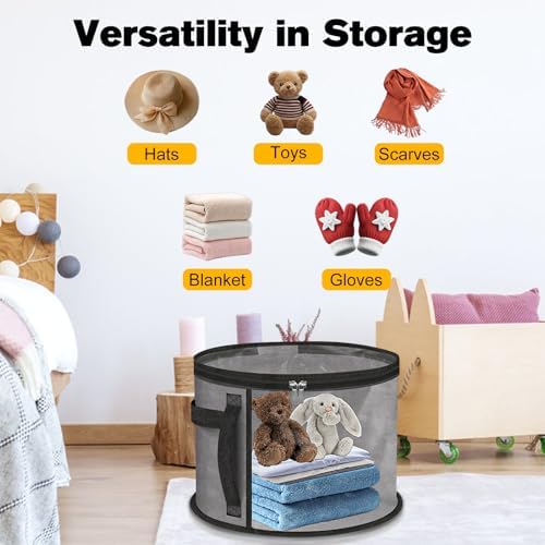 Extra-Large Clear Hat Storage Box, Ideal for Travel and Wardrobes - Image 5