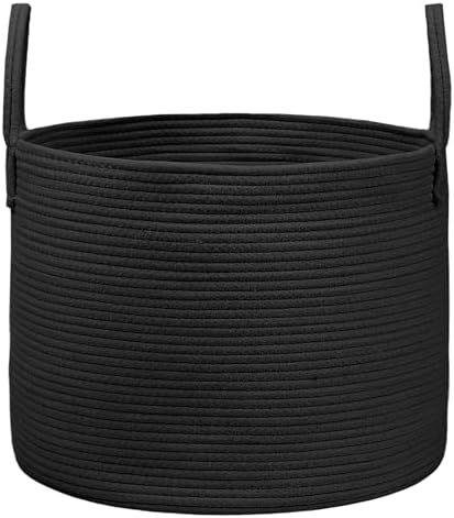 JMvicyroam 115L Extra Large Machine Washable Cotton Rope Blanket Basket by JMvicyroam