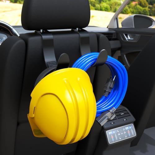 XL Hard Hat Headrest Hooks for Truck Heavy-Duty Car Seat Back Organizer - Image 7