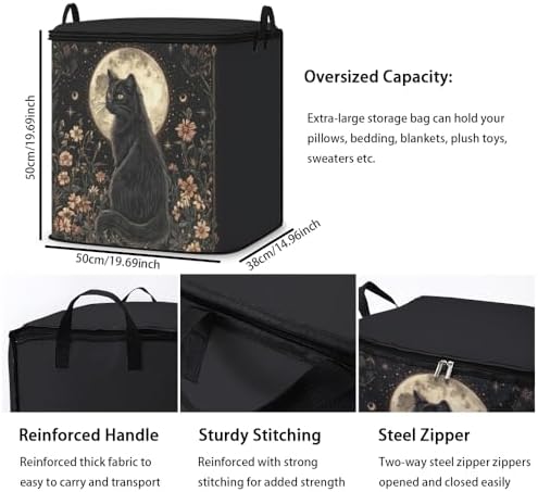 2pcs blanket storage bag for under bed,closet organizers 95L - Image 3