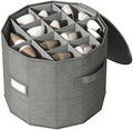 Round Shoe Organizer, Fan Dividers for Wide Shoes & Boots, Gray, 1 Pack by Vailando