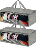 Epesoware 2 Pack Wide Hat Storage Bag for Baseball Caps, Grey by Epesoware