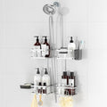 REINHARDT Adjustable Shower Caddy Hanging for Handheld Showerheads, Silver by REINHARDT