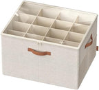 SONGMICS Shoe Organizer for Closet, Fabric Bins, Fits up to 16 Pairs by Unknown