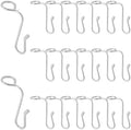 pson 20Pcs Stainless Steel Hanger Connector Hooks, Clothes Hanger Extender Cascading Hooks for Space Saving Wardrobe Storage(Silver) by Unknown