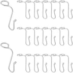 pson 20Pcs Stainless Steel Hanger Connector Hooks, Clothes Hanger Extender Cascading Hooks for Space Saving Wardrobe Storage(Silver) by Unknown