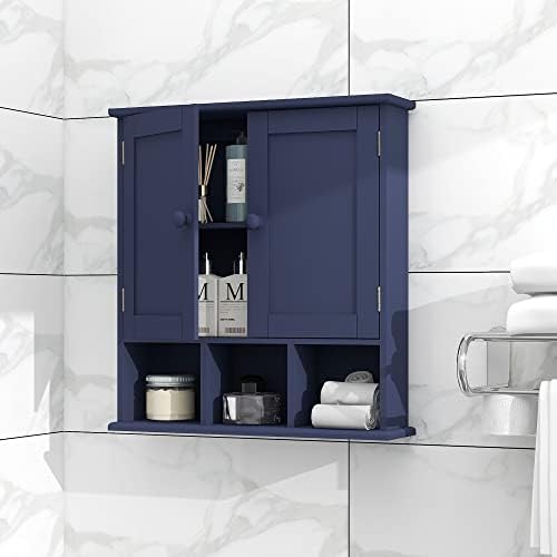 TaoHFE Blue Bathroom Over The Toilet Storage Cabinet - Image 7