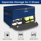 YOREPEK Golf Gifts for Men, 2 Layer Golf Trunk Organizer for 2 Pair Shoes - Image 3