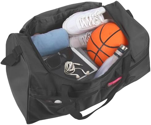 24 Inch 55 Liter Multi Pocket Duffle Bags for Men & Women For Traveling, the Gym, and as Sports Equipment Bag/Organizer - Image 3