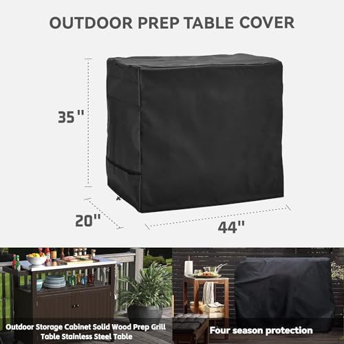 Outdoor Prep Table Cover, Compatible with 44" Outdoor Utility Cart - Image 2