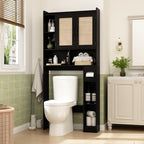 RUSTOWN Rattan Over The Toilet Storage Cabinet, Bathroom Storage Cabinet by RUSTOWN