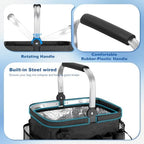 PGmoon Cleaning Caddy Organizer with Handle,Black - Image 2