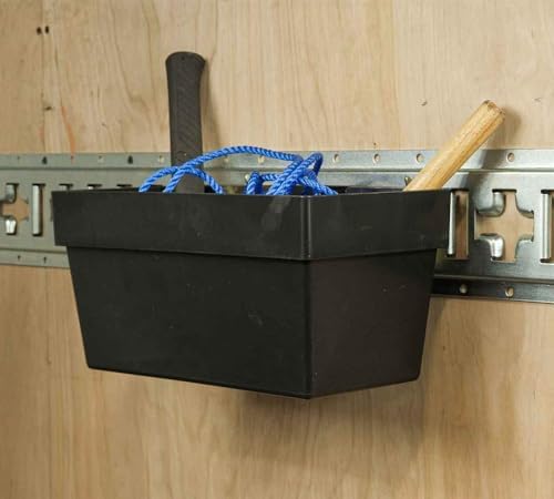 (2 Pack) Heavy Duty E-Track Storage Bin for E-Track Systems - Large E-Track Basket Organizer for Trucks, Enclosed Trailer, Garage, Vehicles - E-Track Accessories for Enclosed Trailer - Image 5