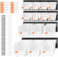 14pc Wall-Mounted Organizer V1 V2 V3 Master Combo Set White by LEADLOONG