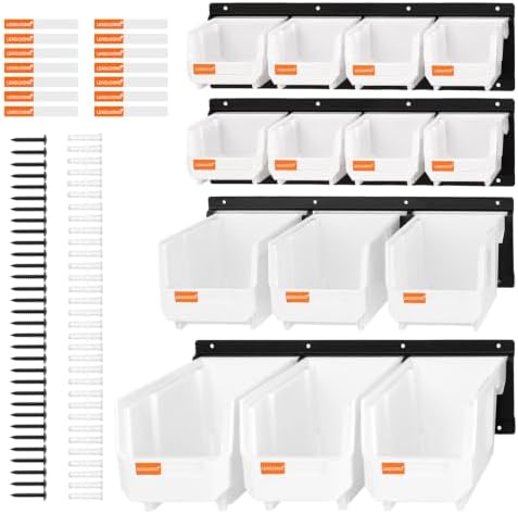 14pc Wall-Mounted Organizer V1 V2 V3 Master Combo Set White by LEADLOONG